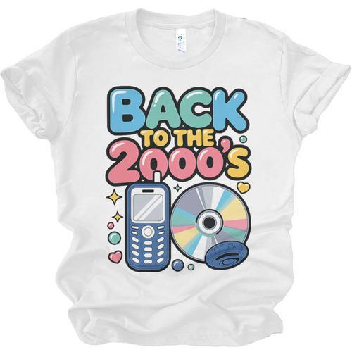 Back To The 2000s Retro Nostalgia Premium Tri-Blend Unisex Jersey T-Shirt - Figerry