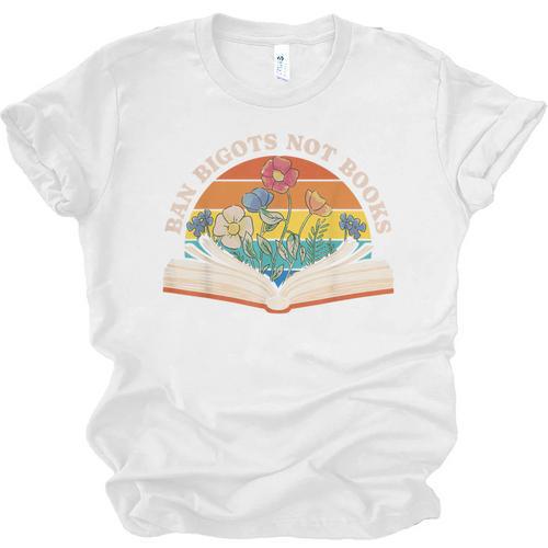 Ban Bigots Not Books Unisex Jersey T-Shirt - Bookorys DE