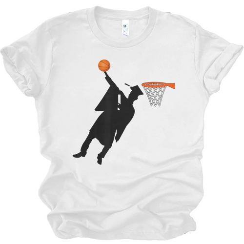 Basketball Slam Dunk Elementary Graduation 2025 6th Grade Unisex Jersey T-Shirt - Best Gift Smart
