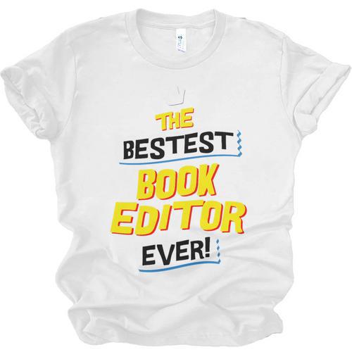 Best Book Editor Job Occupation Premium Tri-Blend Unisex Jersey T-Shirt - Bookorys