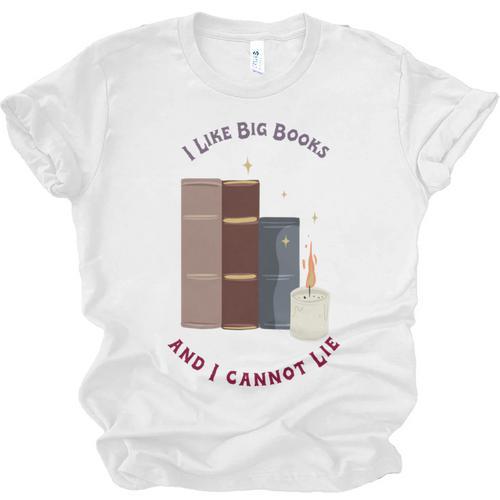 I Like Big Books Bookworm Tee Unisex Jersey T-Shirt - Bookorys CA