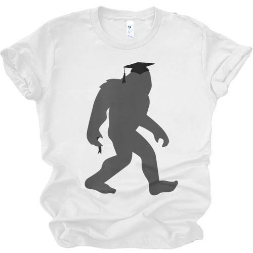 Bigfoot Graduate Shirt Cute Sasquatch Graduation Unisex Jersey T-Shirt - Best Gift Smart