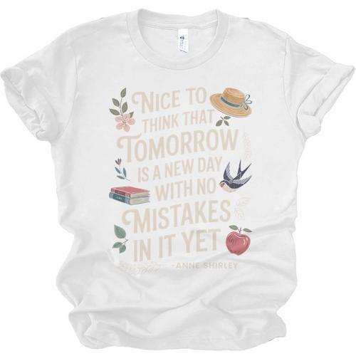Book Lover Tomorrow Quote Anne Shirley Unisex Jersey T-Shirt - Bookorys