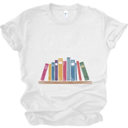 Books The Original Handheld Device Book Lovers Unisex Jersey T-Shirt - Bookorys