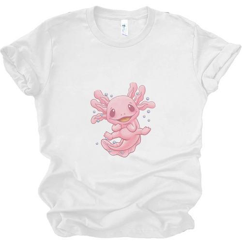 If I Cant Bring My Axolotl Im Not Going Salamander Introvert Unisex Jersey T-Shirt - Raresse