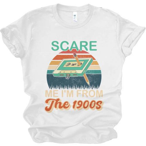 You Can't Scare Me I'm From The 1900s Retro Vintage Premium Tri-Blend Unisex Jersey T-Shirt - Figerry