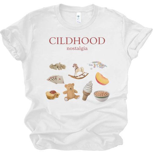 Childhood Nostalgia Good Memories Teddy Bear Ice Cream Unisex Jersey T-Shirt - Figerry