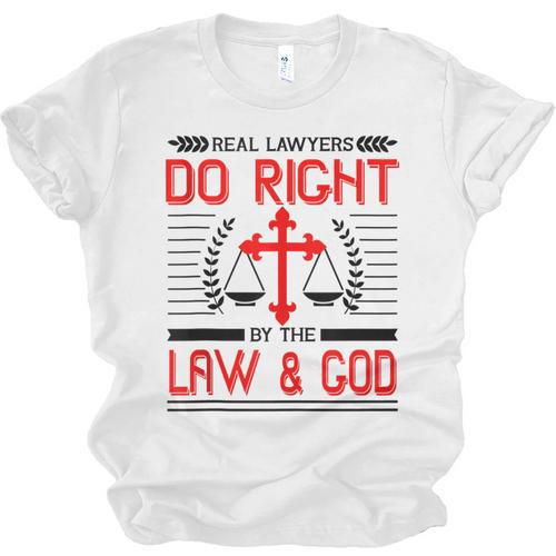 Christian Lawyer Attorney Law Student Graduation Exam Unisex Jersey T-Shirt - Best Gift Smart