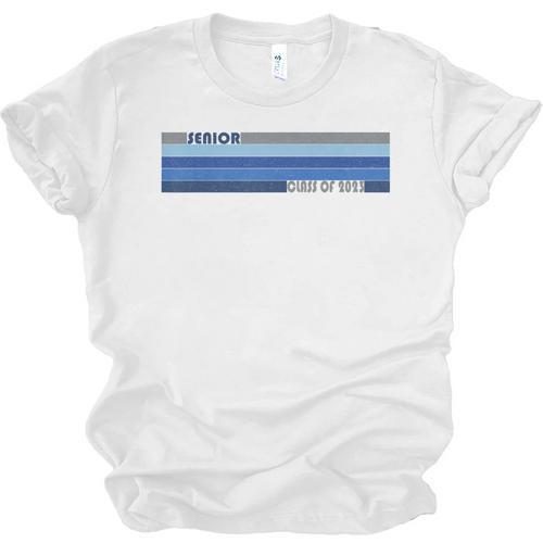 Class Of 2023 Senior Retro 2023 Grad Graduate Graduation Unisex Jersey T-Shirt - Best Gift Smart