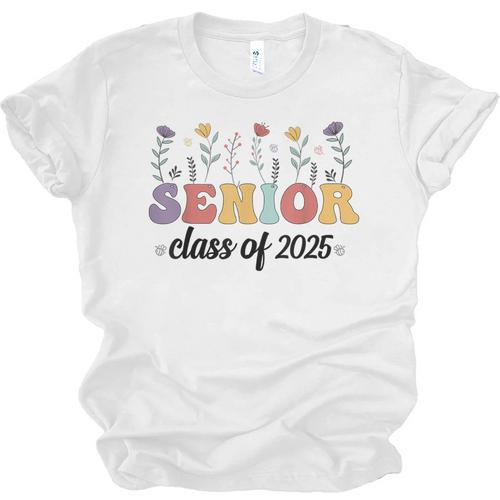 Class Of 2025 Senior 25 High School Graduation Unisex Jersey T-Shirt - Best Gift Smart