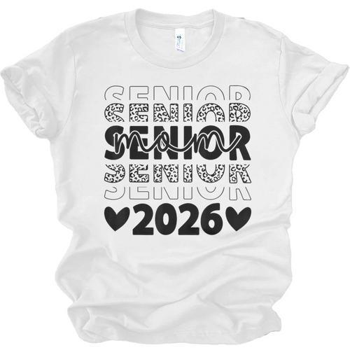 Class Of 2026 Senior Graduation Year Unisex Jersey T-Shirt - Best Gift Smart