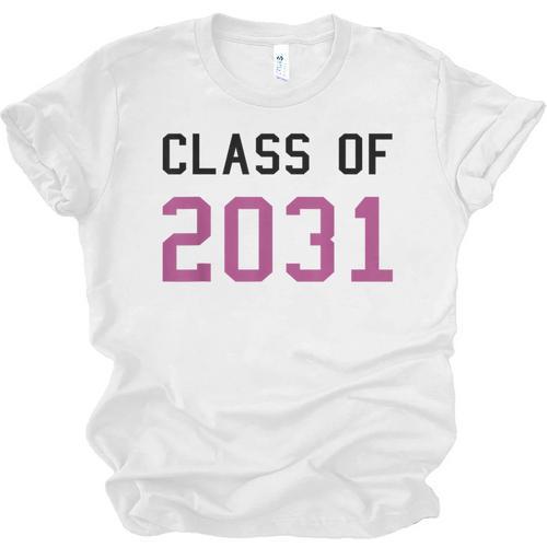 Class Of 2031 Graduation T-Shirt Unisex Jersey T-Shirt - Best Gift Smart