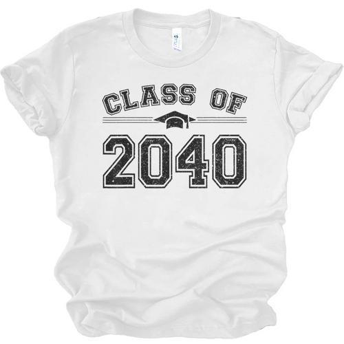 Class Of 2040 Grow With Me Graduation First Day Of School Unisex Jersey T-Shirt - Best Gift Smart