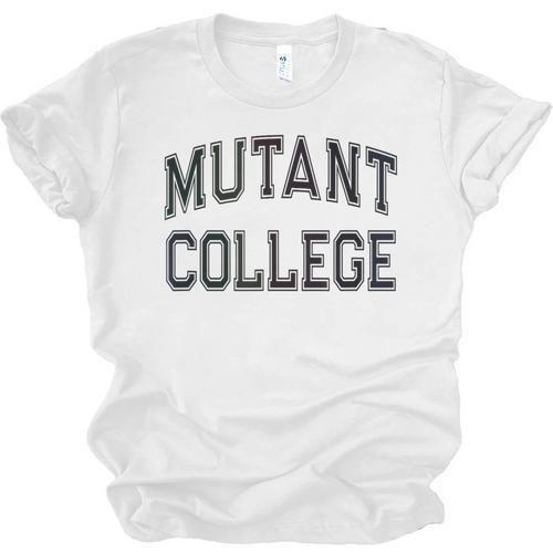 Crazy Sarcastic MUTANT COLLEGE Introvert Anti Social Unisex Jersey T-Shirt - Raresse