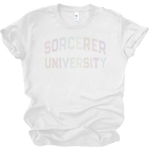 Crazy Sarcastic SORCERER UNIVERSITY Introvert Anti Social Unisex Jersey T-Shirt - Raresse