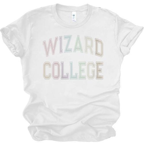 Crazy Sarcastic WIZARD COLLEGE Introvert Anti Social Academy Unisex Jersey T-Shirt - Raresse
