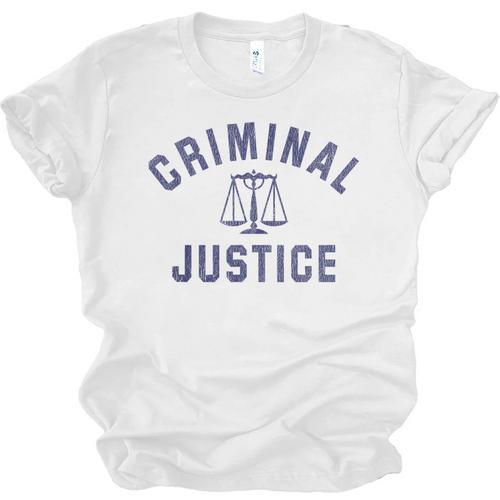 Criminal Justice Major College Graduate Graduation Unisex Jersey T-Shirt - Best Gift Smart