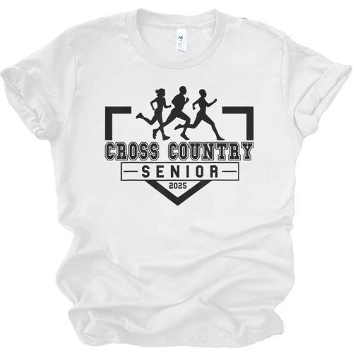 Cross Country Senior Night Senior 2025 Graduation Party 40 Unisex Jersey T-Shirt - Best Gift Smart