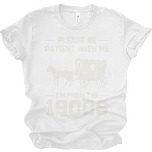Dad Please Be Patient With Me I'm From The 1900s Vintage Premium Tri-Blend Unisex Jersey T-Shirt - Figerry