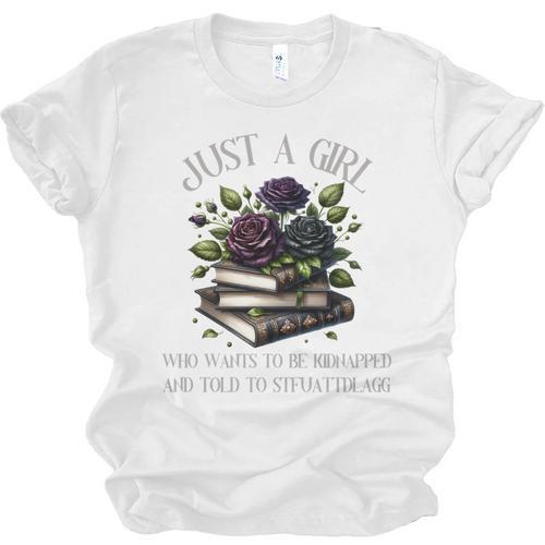 Dark Romance Women Smutt Book Lover Merch STFUATTDLAGG Good Unisex Jersey T-Shirt - Bookorys