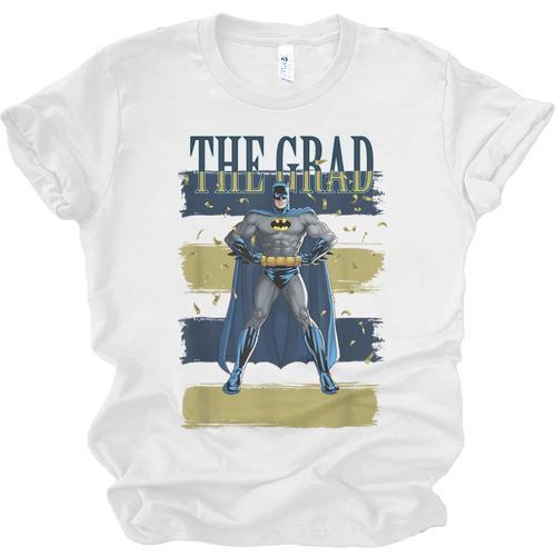 DC Comics Graduation Batman The Grad Power Stance Unisex Jersey T-Shirt - Best Gift Smart
