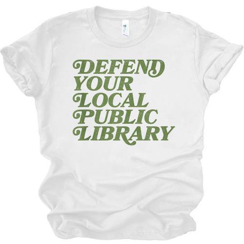 Defend Your Local Public Library For Book Lovers Unisex Jersey T-Shirt - Bookorys DE