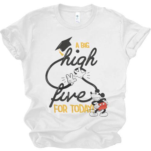 Disney Mickey Mouse A Big High Five For Today Graduation Unisex Jersey T-Shirt - Best Gift Smart
