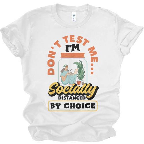 Don't Test Me Introvert's Unisex Jersey T-Shirt - Raresse