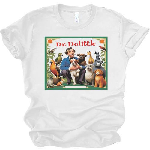 Dr Dolittle Children's Book Cover Premium Tri-Blend Unisex Jersey T-Shirt - Bookorys