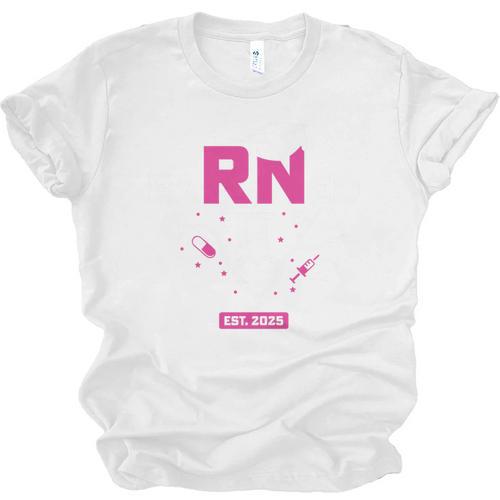 Earned It RN 2025 Nurse Graduation Nursing School Graduate Premium Tri-Blend Unisex Jersey T-Shirt - Best Gift Smart