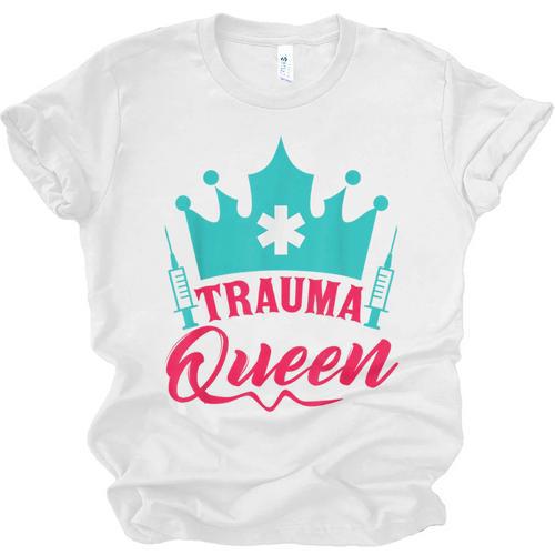 EMT Trauma Queen Paramedic Student T-Shirt Graduation Unisex Jersey T-Shirt - Best Gift Smart