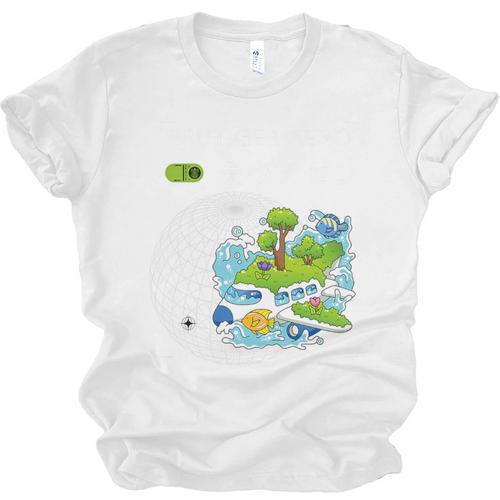 Frutiger Aero Y2K Fashion Trends Statement Piece Tech Orbite Premium Tri-Blend Unisex Jersey T-Shirt - Figerry