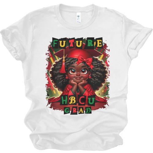 Future HBCU Grad History Girl Graduation HBCU Unisex Jersey T-Shirt - Best Gift Smart