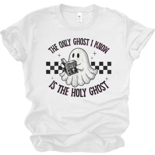 The Only Ghost I Know Is The Holy Ghost Ghost Read Book Unisex Jersey T-Shirt - Bookorys