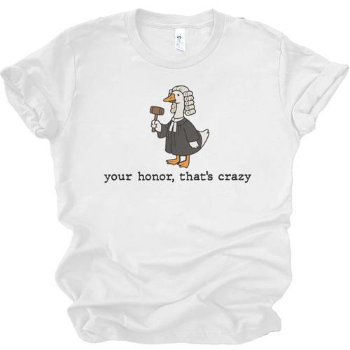 Goose Silly Lawyer Law Student School Graduation Unisex Jersey T-Shirt - Best Gift Smart