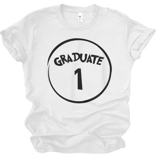 Graduate 1 Graduation Shirt Unisex Jersey T-Shirt - Best Gift Smart