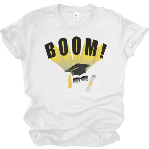 Graduation Cap And Diploma For Proud Graduation Unisex Jersey T-Shirt - Best Gift Smart