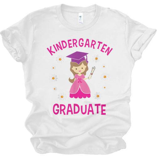 Graduation Kindergarten Last Day Of School Shirt Girls Unisex Jersey T-Shirt - Best Gift Smart