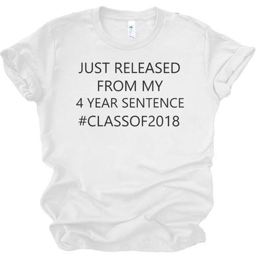 Highschool College Graduation Class Of 2018 Shirt Unisex Jersey T-Shirt - Best Gift Smart