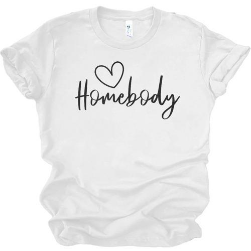 Homebody At Home Lets Stay Home Introvert Unisex Jersey T-Shirt - Raresse