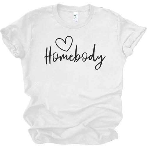Homebody At Home Lets Stay Home Introvert Unisex Jersey T-Shirt - Raresse