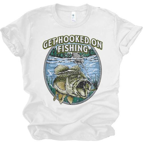 Hooked On Fishing Introvert Sayings Antisocial Quotes Raglan Baseball Tee Unisex Jersey T-Shirt - Raresse