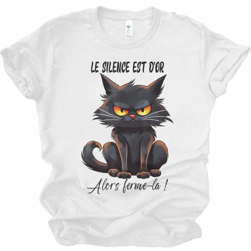 Humor Provocateur Sarcasm Closes The Silence Introvert Chat Unisex Jersey T-Shirt - Raresse