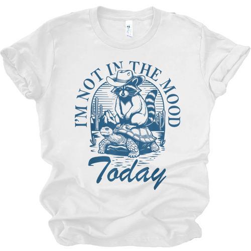 I’m Not In The Mood Today Anti-Social Moody Introvert Humor Unisex Jersey T-Shirt - Raresse
