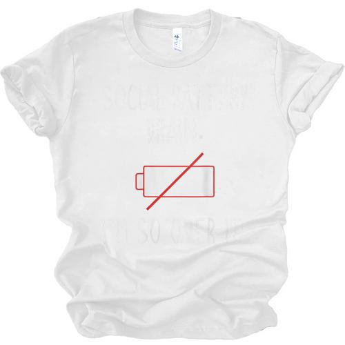 I'm So Over It Saying For Introvert And Shy People Unisex Jersey T-Shirt - Raresse