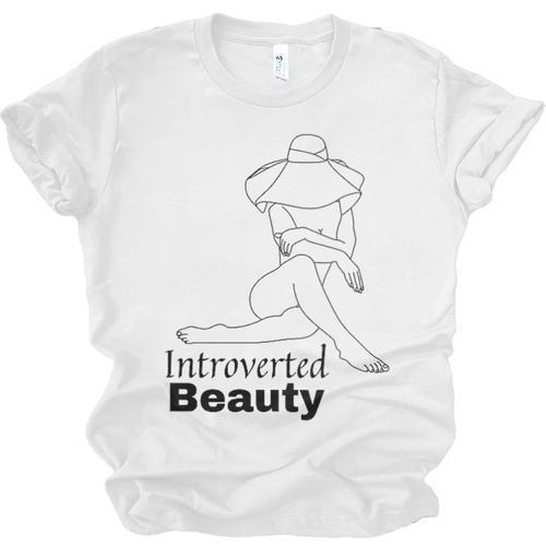 Introvert Health Aware Acceptance Beauty Art Unisex Jersey T-Shirt - Raresse