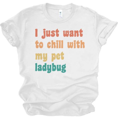 Introvert Pet Ladybug Mom Unisex Jersey T-Shirt - Raresse