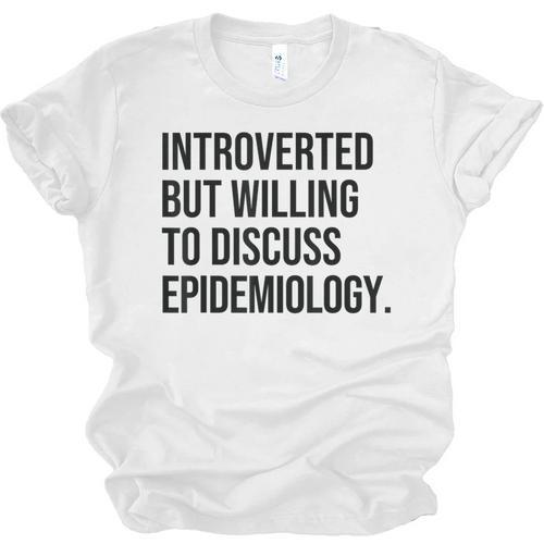 Introverted Epidemiologist Epidemiology Introvert Unisex Jersey T-Shirt - Raresse