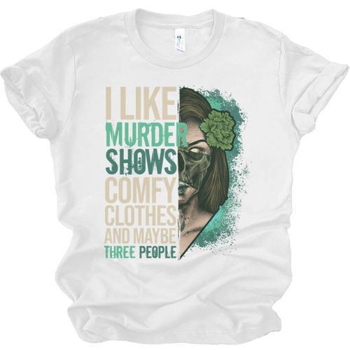 Introverted Murder Shows True Crime Lovers Introvert Unisex Jersey T-Shirt - Raresse
