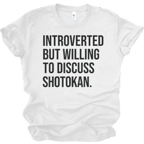 Introverted Shotokan Karate Introvert Unisex Jersey T-Shirt - Raresse